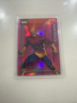 2026 Topps Chrome Marvel /250 Cyclops #024 Pink Refractor