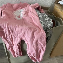 Free Baby Girl Clothes & Plastic Dresser