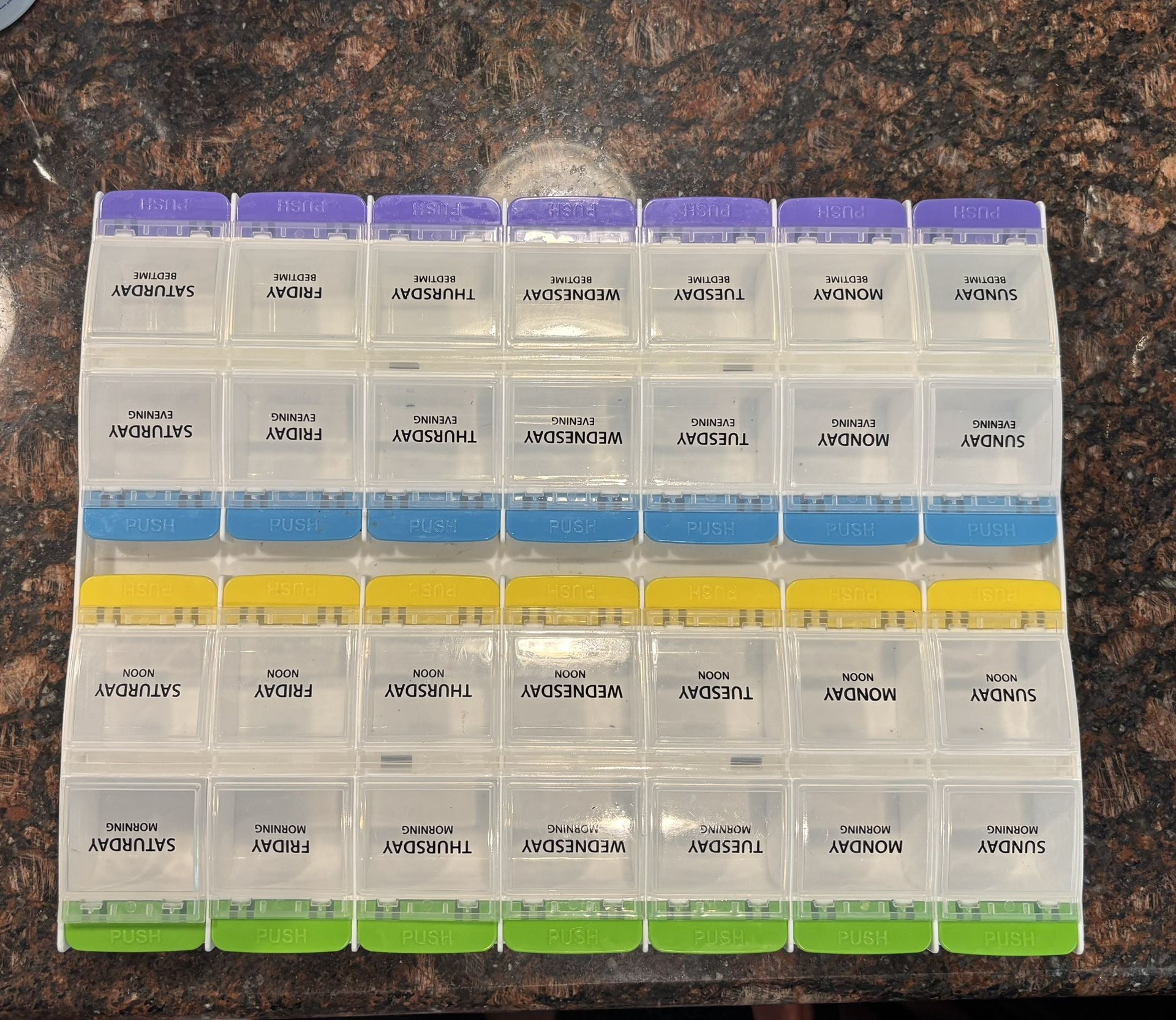 7 Day/ Night Meditation Organizer
