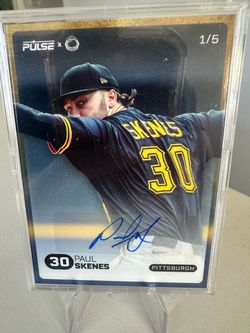 Paul Skenes auto Pittsburgh Pirates
