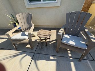 Patio chairs & table