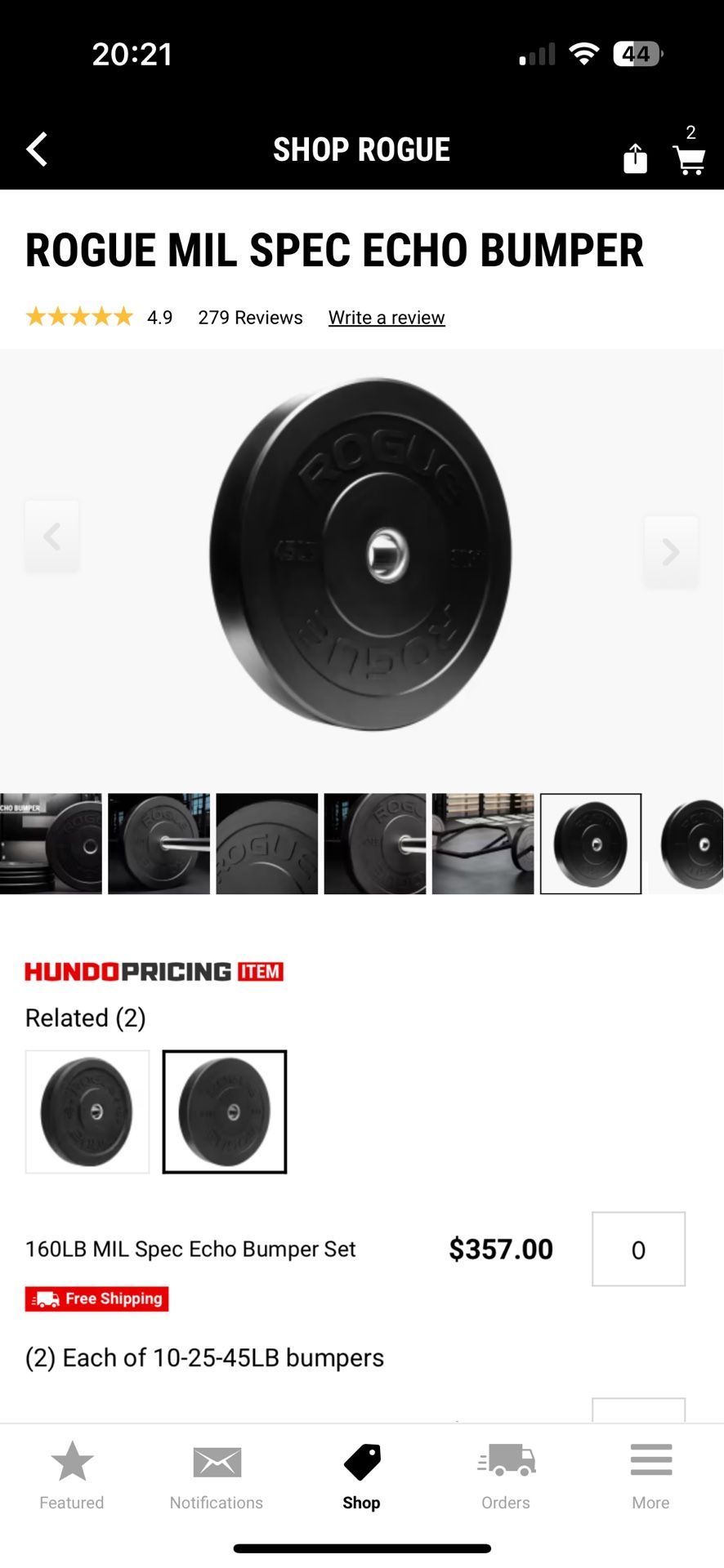 Rogue Bumper Plates
