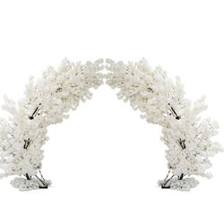 Cherry Blossom Wedding Arch Backdrop Set Of 2,(9.5FT)