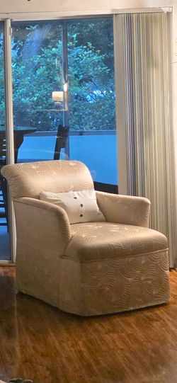Pair of J. Robert Scott Swivel Lounge Chairs