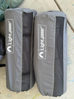 Sleeping pads self inflatable with cushion