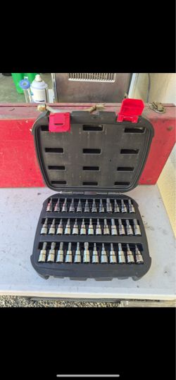 Socket Bit Set in Hard Case