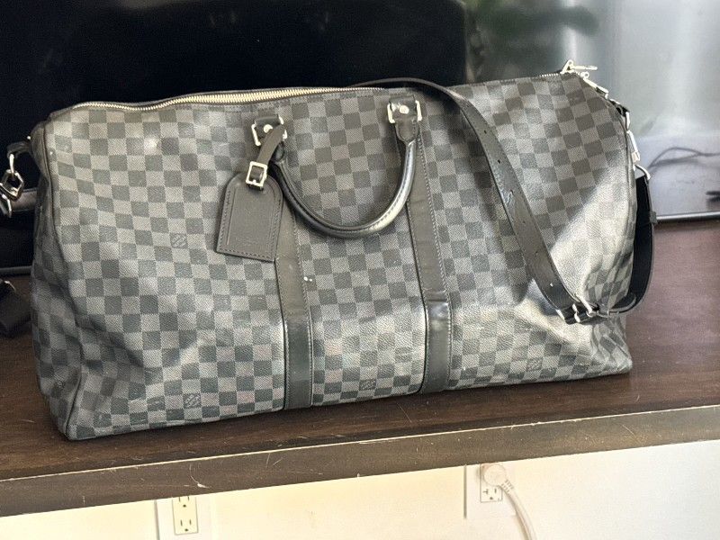 Louis Vuitton Damier Graphite Duffle Bag