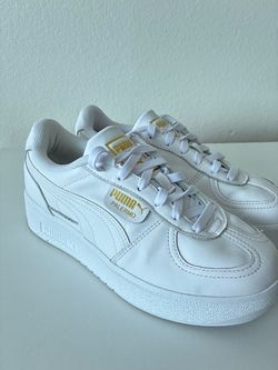 Puma Palermo White Low-Top Sneakers