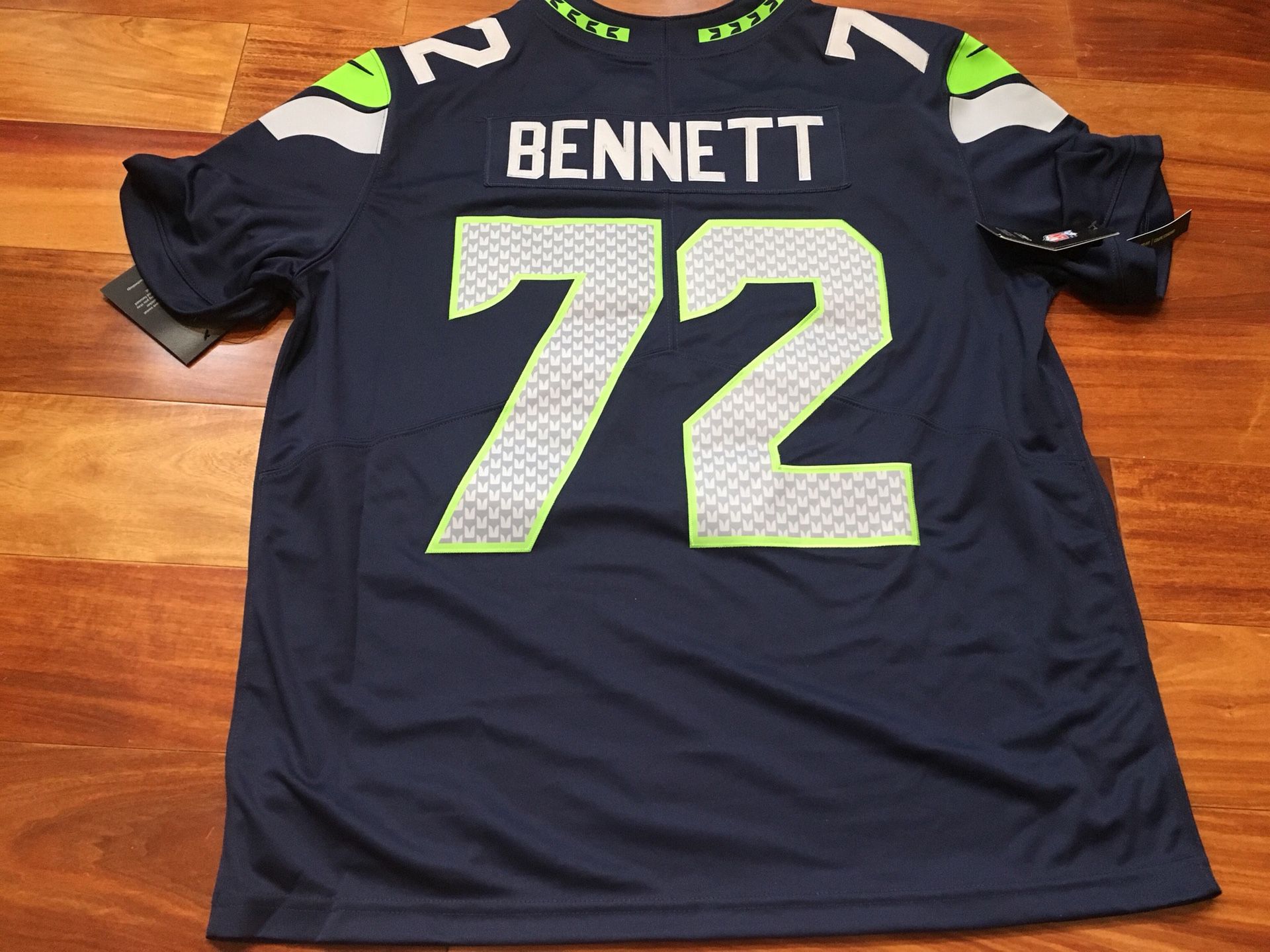 Buy the Seattle Seahawks Michael Bennett #72 Nike Pro Bowl NFL Jersey Mens  Size M