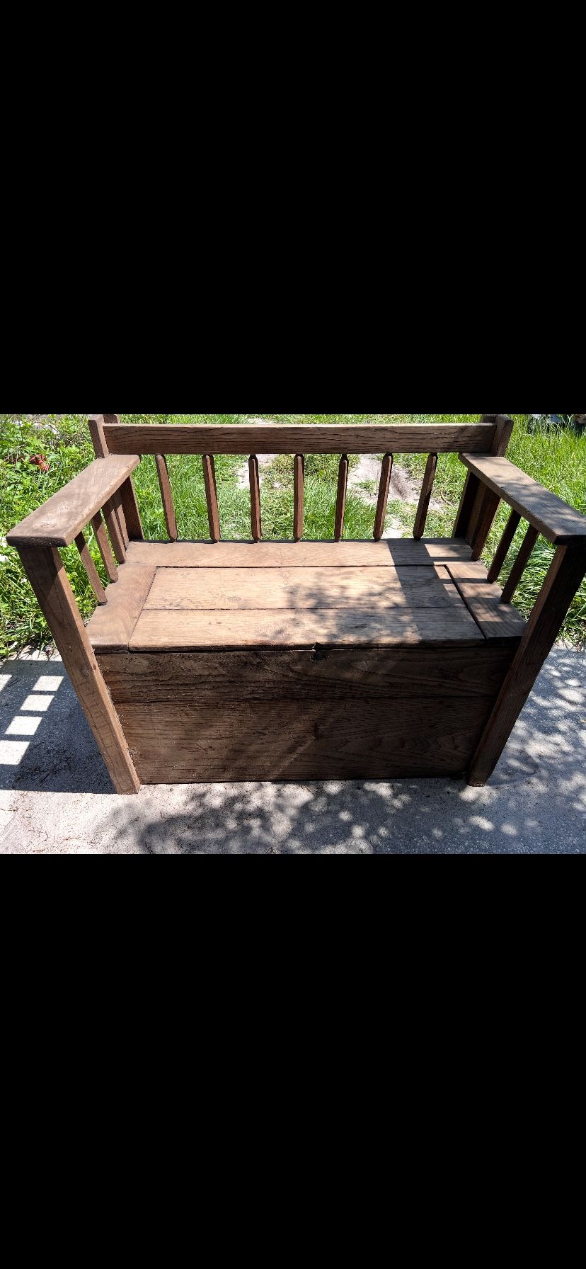 Wooden Storage Bench