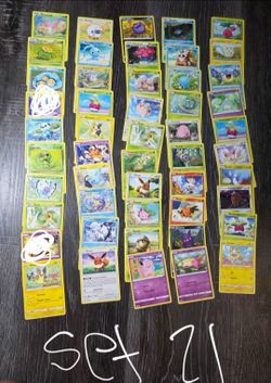 Pokémon cards Cutie set 21