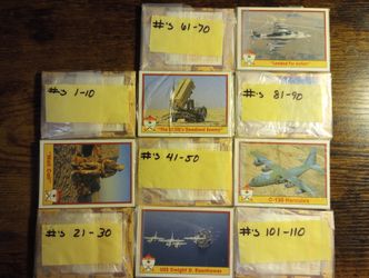 Operation Desert Shield Trading Cards 