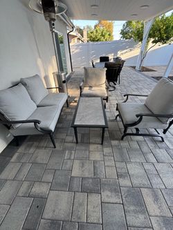 Patio lounge set 4 piece