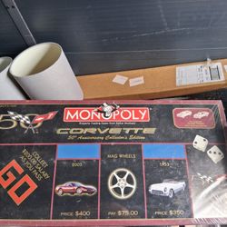 Monopoly Corvette Edition New In Box
