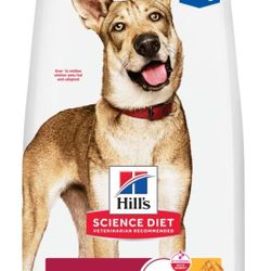 Hill's Science Diet Chicken & Barley Recipe Adult Dry Dog Food 15lbs Bag 