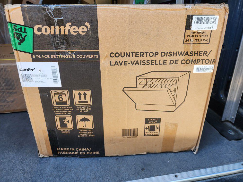 Comfee Countertop Dishwasher 