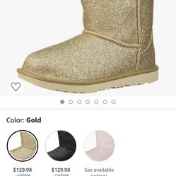 Ugg Boots For Girls Size 4 Golden 