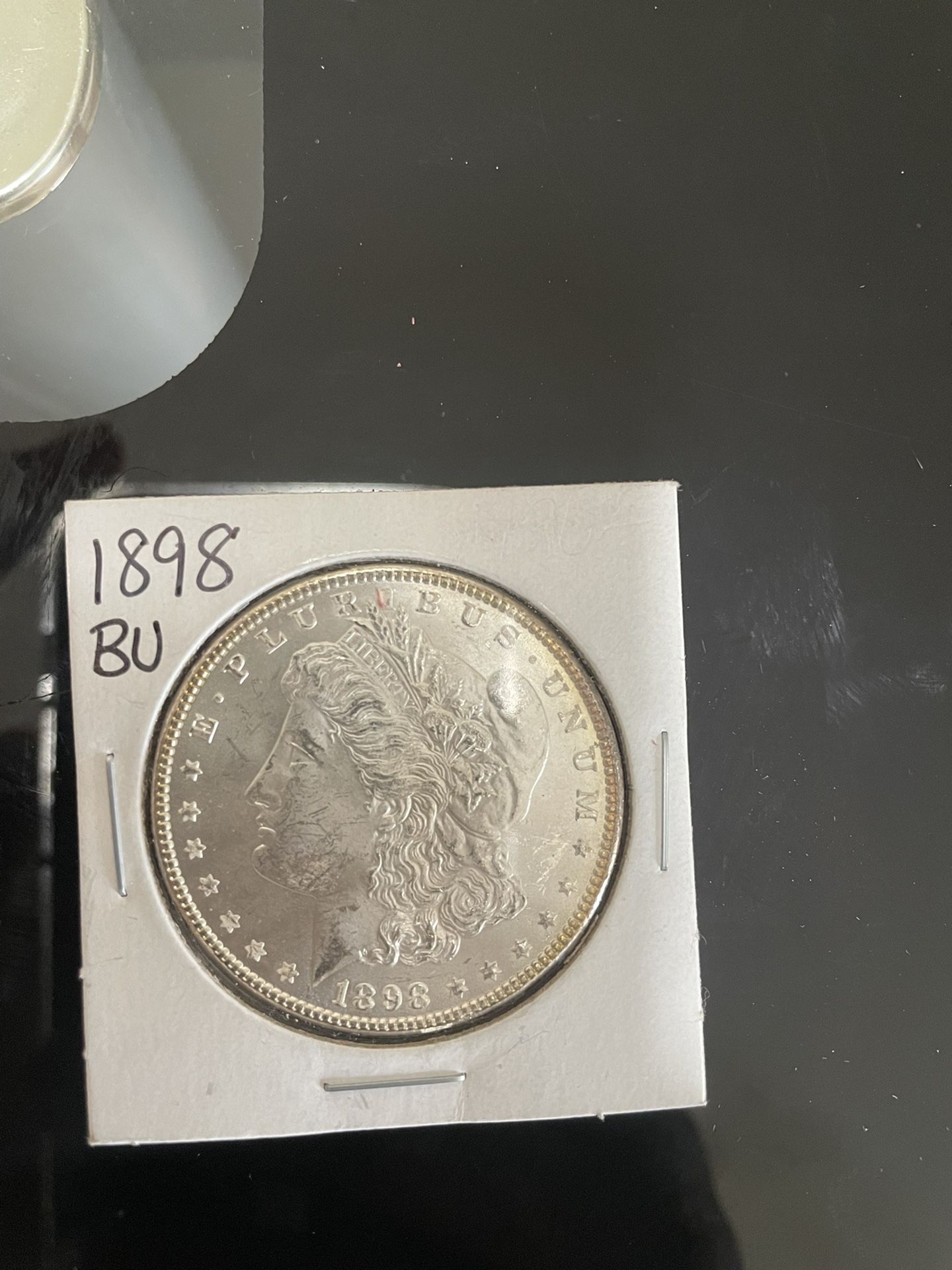 1898 BU Morgan Silver Dollar Toned Gem