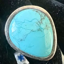 Navajo Style Turquoise Ring