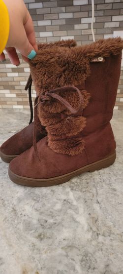 Thick Brown Boots 