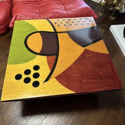 Square Wood Coffee Table Benjamin Le