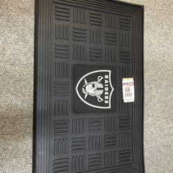 Raiders Door Mat Or Cargo Mat. Official NFL.