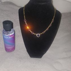 Necklace/limited edition body spray