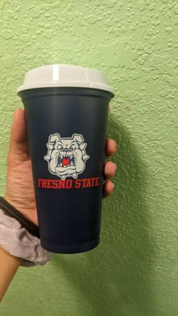 Starbucks Fresno State Bulldog Reusable Hot Cup- $10