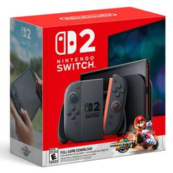 NEW, Nintendo Switch 2 Mario Kart World Bundle Console & Game