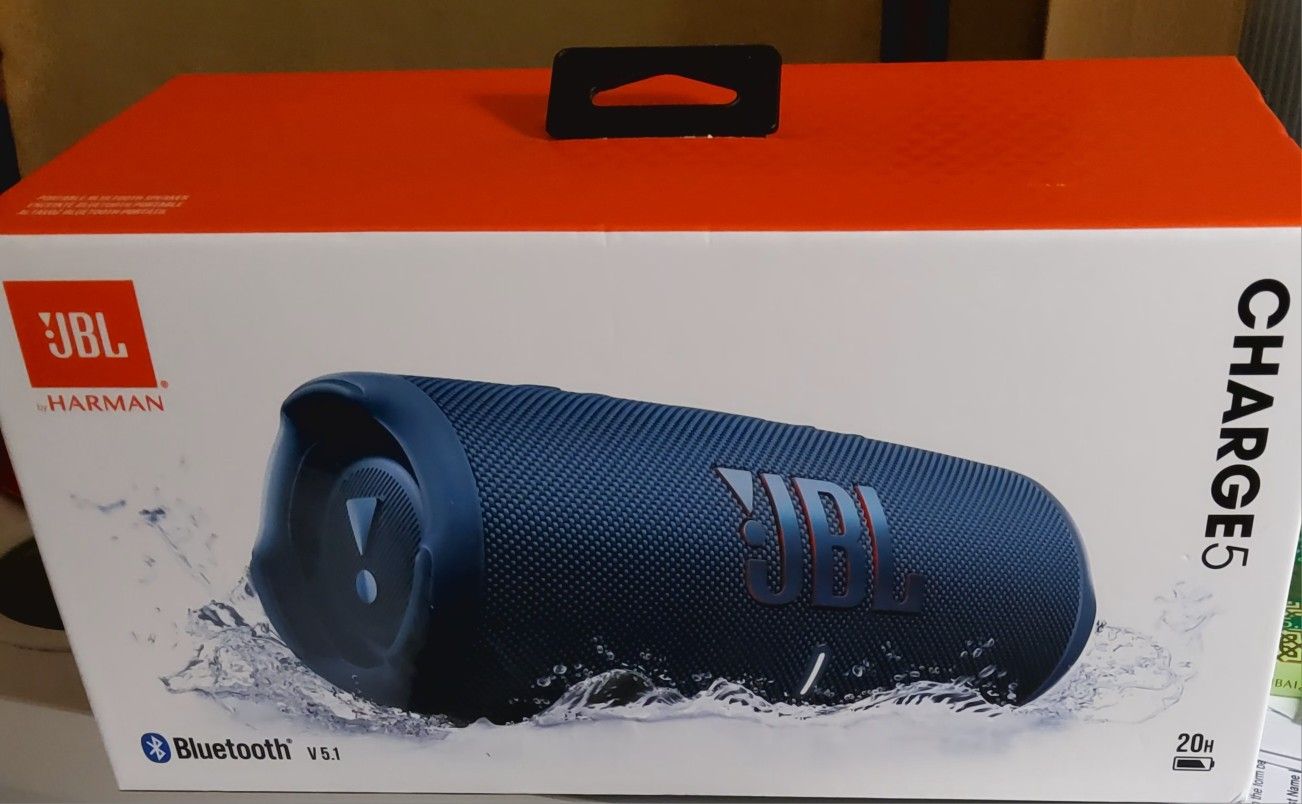 BRAND NEW AUTHENTIC JBL CHARGE 5 WIRELESS SPEAKER 