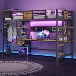 Twin Loft Bed Frame