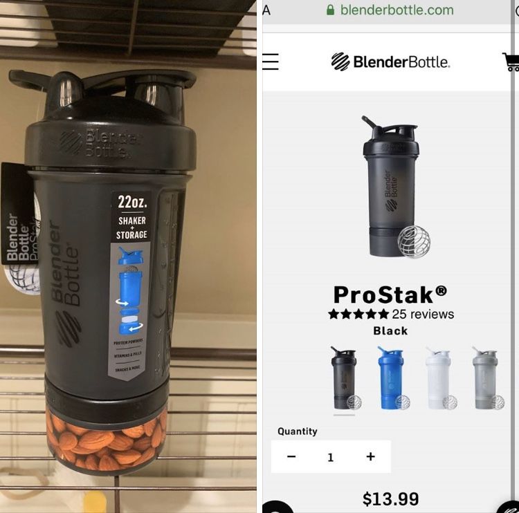 Blender bottle pro stak - brand new