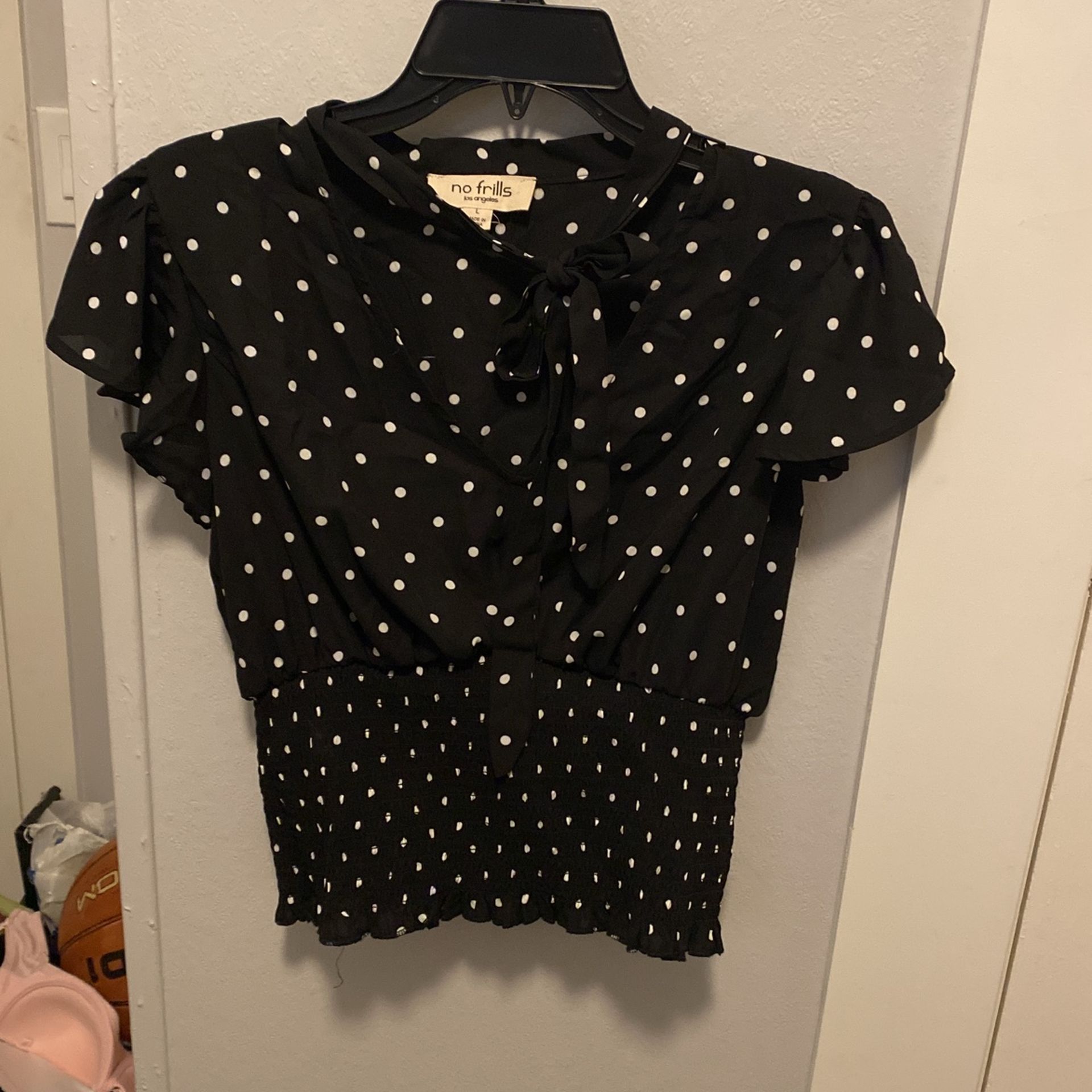 Black Dress Shirt Size L