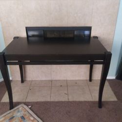 Dark Brown Desk Or Entry Table 45 Wide 24 Deep 30 H.