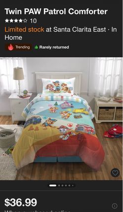 Paw patrol comforter