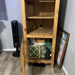 2 solid rustic pine shelves