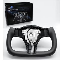 Yoke Steering Wheel for Tesla Model 3 2017-2023, Model Y 2019-2024 