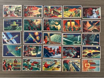 1951 Bowman Jets, Rockets, Spacemen Complete Set 108 Cards