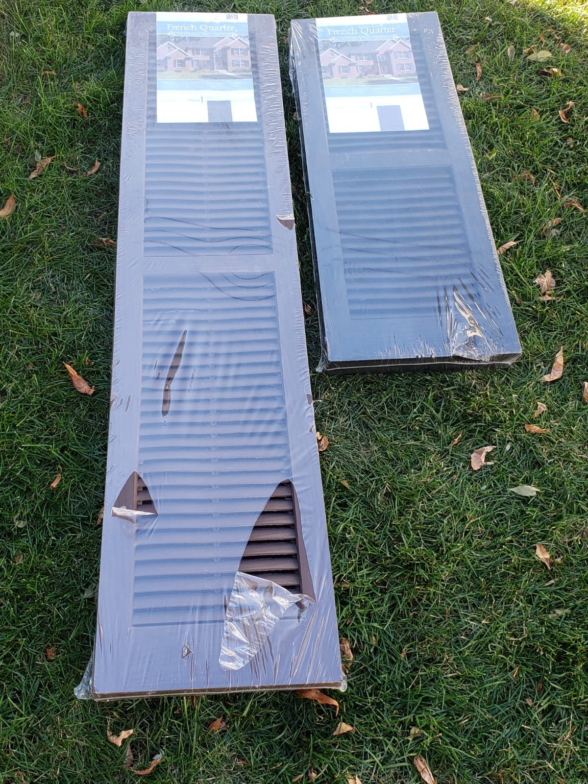 Plastic shutters new