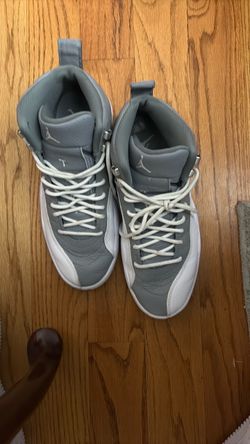 Jordan 12 Grey And White