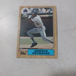 1987 Topps Harold Reynolds. Espn 