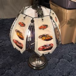 Vintage NASCAR Touch Table Lamp 