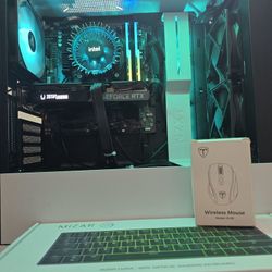 Gaming pc desktop computer intel i5, rtx 3060ti, 16 gb ram, nvme, nzxt, wifi bundle