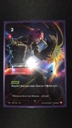 Riftbound Vendetta Vi - Destructive ON (OVERNUMBERED) VEN 167/166 (IN HAND)