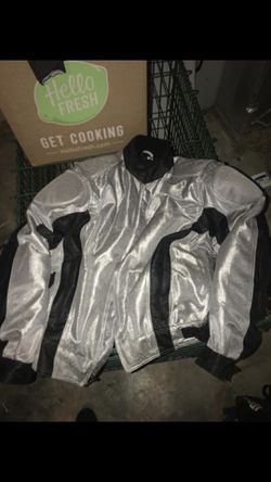 Padded motorcycle jacket sz Small
