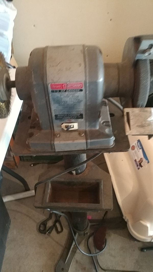 Vintage craftsman bench grinder with stand for Sale in Fresno, CA OfferUp