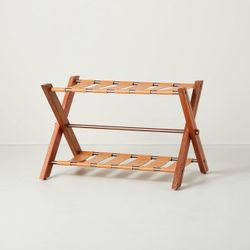 Hearth and Hand By Magnolia Home Foldable Luggage Rack