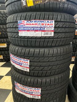 🚘✔️225/40/18 vendo set de llantas nuevas América