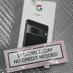 Google Pixel 7 NEW -PAYMENTS AVAILABLE-$1 Down Today 