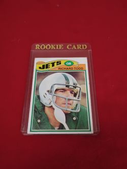 Vintage Old 1977 Richard Todd Rookie Football Card - Topps #118  - NY Jets